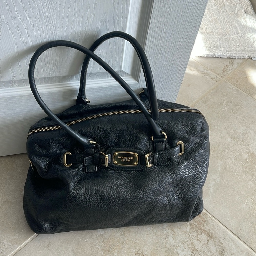Authentic Michael Kors leather handbag